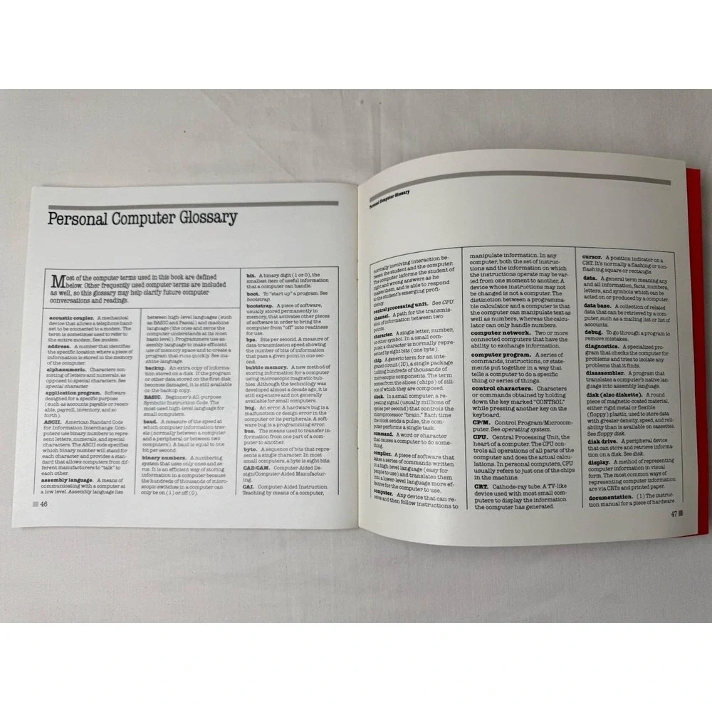 Rare Vintage 1982 A Personal Guide to Personal Computers ~ Apple Computers Book